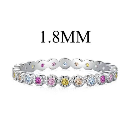 [Polaidi Jewelry]Unique Scintillating Round Cut Daily Ring