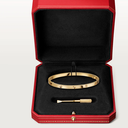 [：Polaidi Jewelry]LOVE BRACELET 3.65MM 10 DIAMONDS
