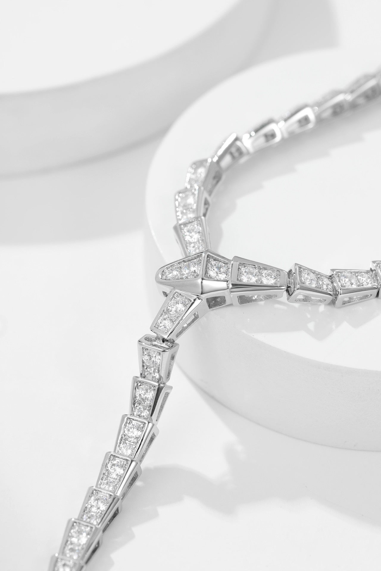 [Polaidi Jewelry]SERPENTI NECKLACE SILVER DIAMOND