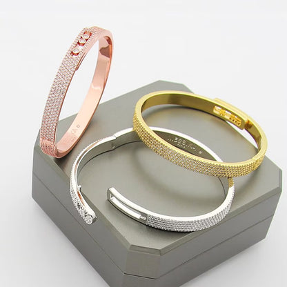 [Polaidi Jewelry]Move Noa Full Pav¨¦ Diamond Bangle Bracelet