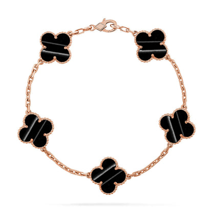 [Polaidi Jewelry] CLOVER 5 MOTIF PULSAR STONE BRACELET COLLECTION