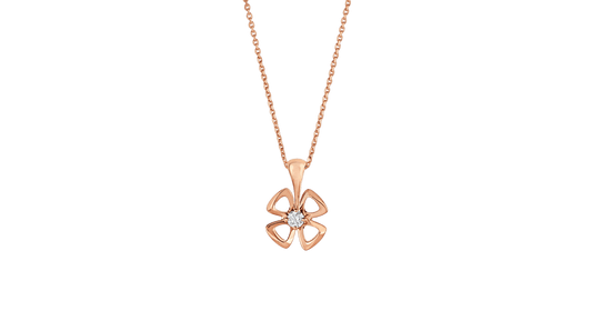 [Polaidi Jewelry]FIOREVER NECKLACE DIAMOND CENTER