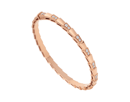 [Polaidi Jewelry]SERPENTI SMALL BRACELET PINK GOLD DIAMOND