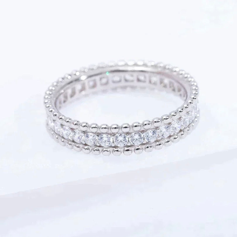 [Polaidi Jewelry]PERLEE DIAMOND SILVER RING