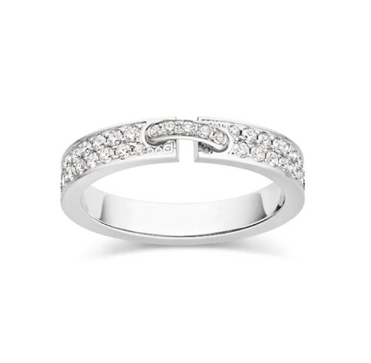 [：Polaidi Jewelry]ALLIANCE LIENS VIDENCE PAVED DIAMOND 4MM RING