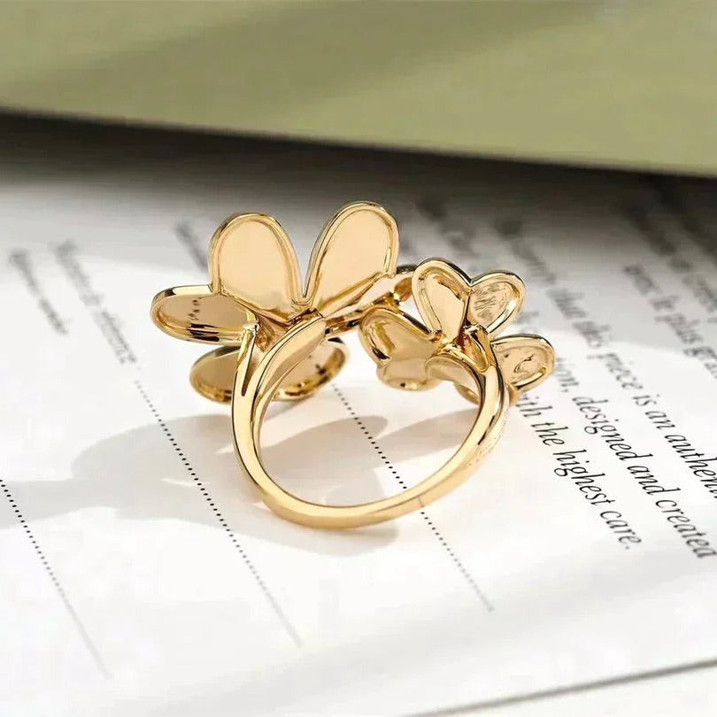 [Polaidi Jewelry]CLOVER COMOS GOLD DIAMOND RING