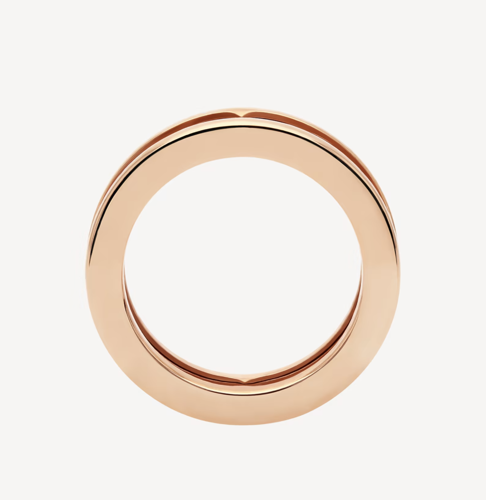 [Polaidi Jewelry]ZERO 1 ONE-BAND WITH OPENWORK LOGO SPIRAL RING