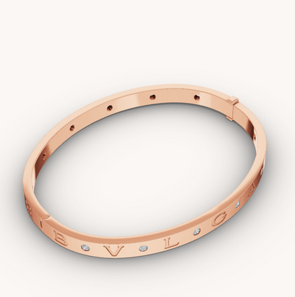 [Polaidi Jewelry]ZERO 1 PINK GOLD 12 DIAMONDS BRACELET