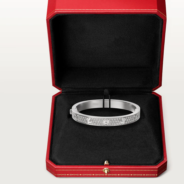 [：Polaidi Jewelry]LOVE BRACELET 6.1MM DIAMOND-PAVED