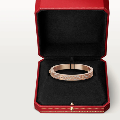 [：Polaidi Jewelry]LOVE BRACELET 6.1MM DIAMOND-PAVED