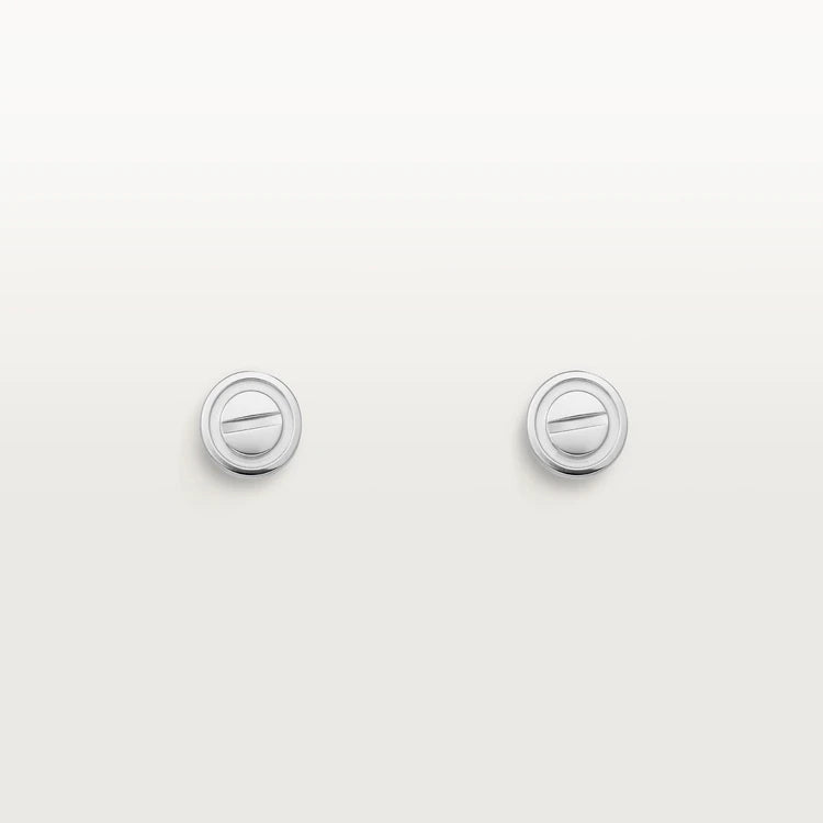 [：Polaidi Jewelry]LOVE EARRINGS SILVER 10MM