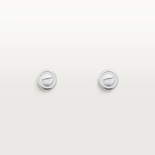 [：Polaidi Jewelry]LOVE EARRINGS SILVER 10MM