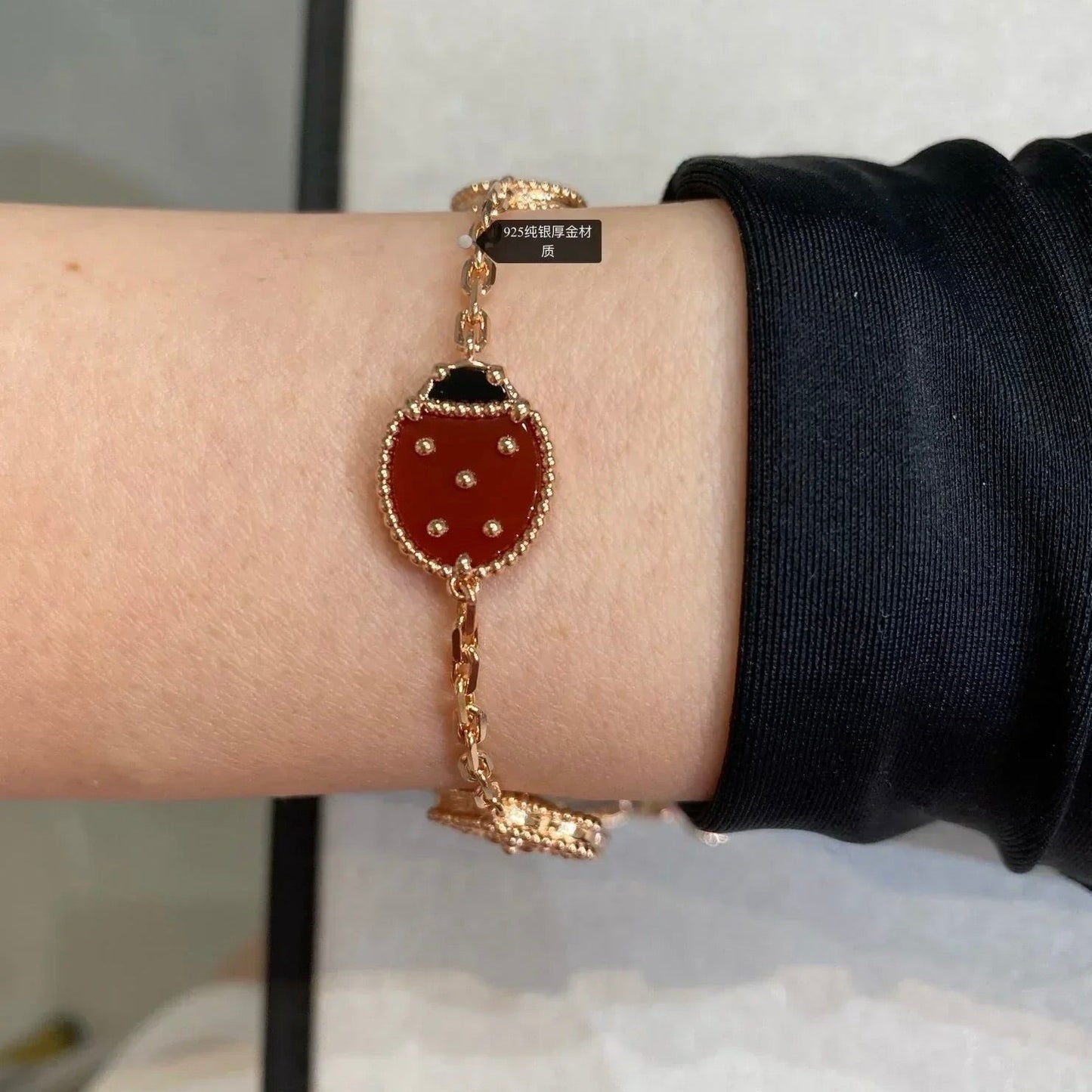 [：Polaidi Jewelry]ラッキー スプリング 5モチーフ ブレスレット