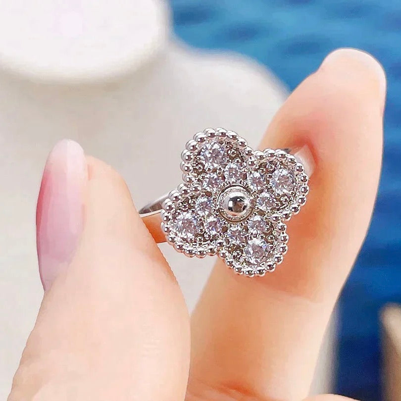 [Polaidi Jewelry]CLOVER DIAMOND RING