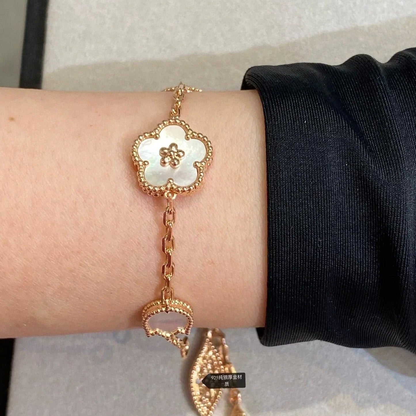 [：Polaidi Jewelry]ラッキー スプリング 5モチーフ ブレスレット