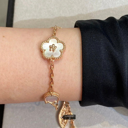 [：Polaidi Jewelry]ラッキー スプリング 5モチーフ ブレスレット