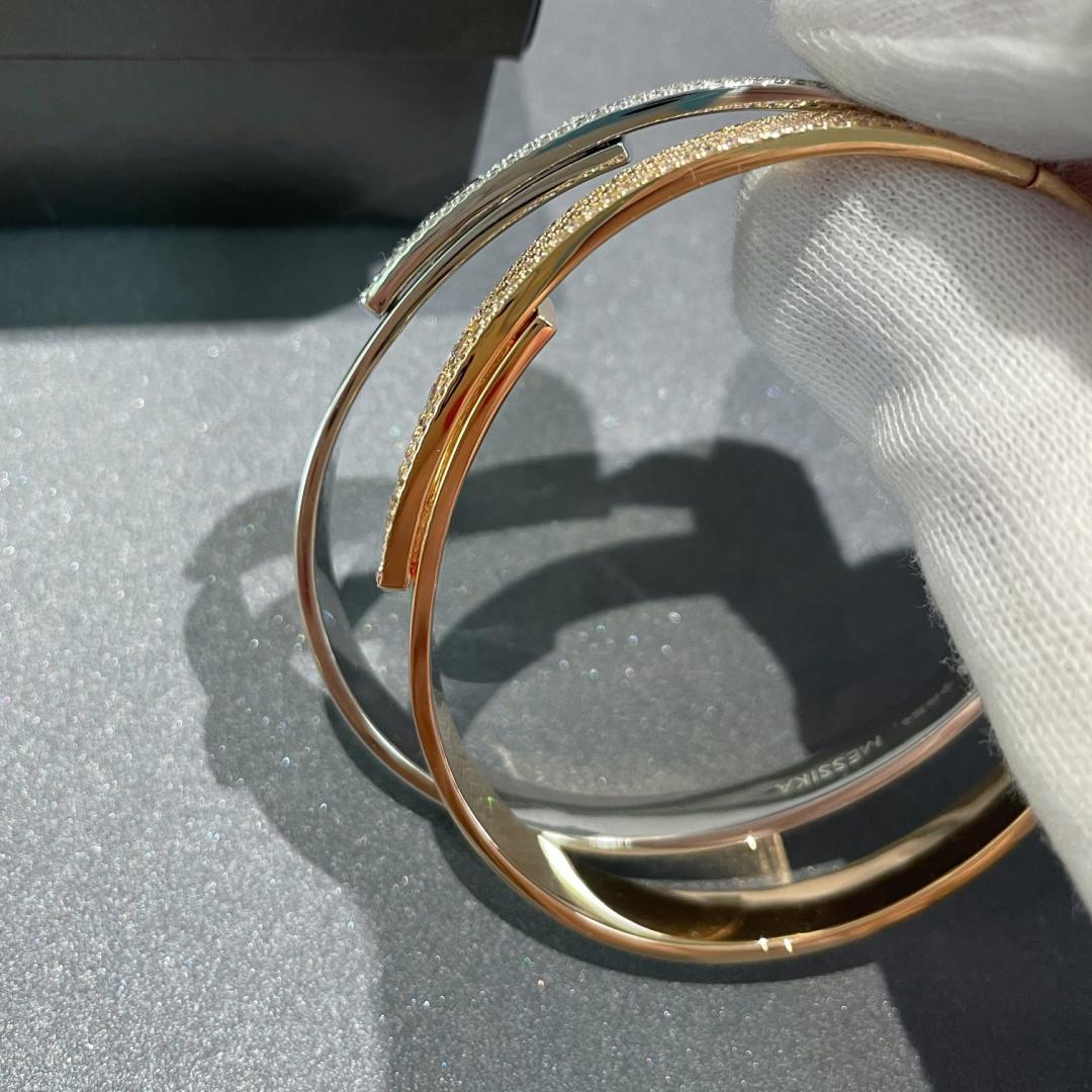 [Polaidi Jewelry]Noa Roségold Pavé-Diamantarmreif