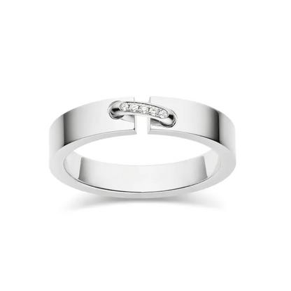 [：Polaidi Jewelry]ALLIANCE LIENS VIDENCE DIAMOND 4MM RING