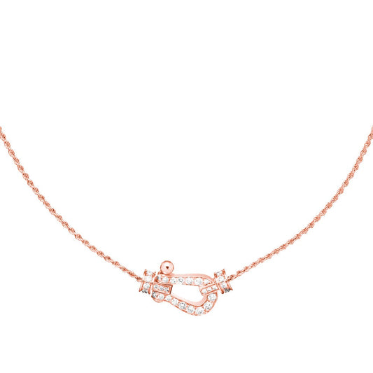 [Polaidi Jewelry]FORCE 10 PINK GOLD DIAMOND NECKLACE