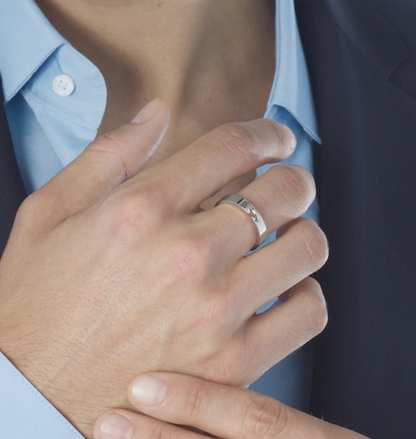[Polaidi Jewelry]ALLIANCE LIENS VIDENCE 4MM RING