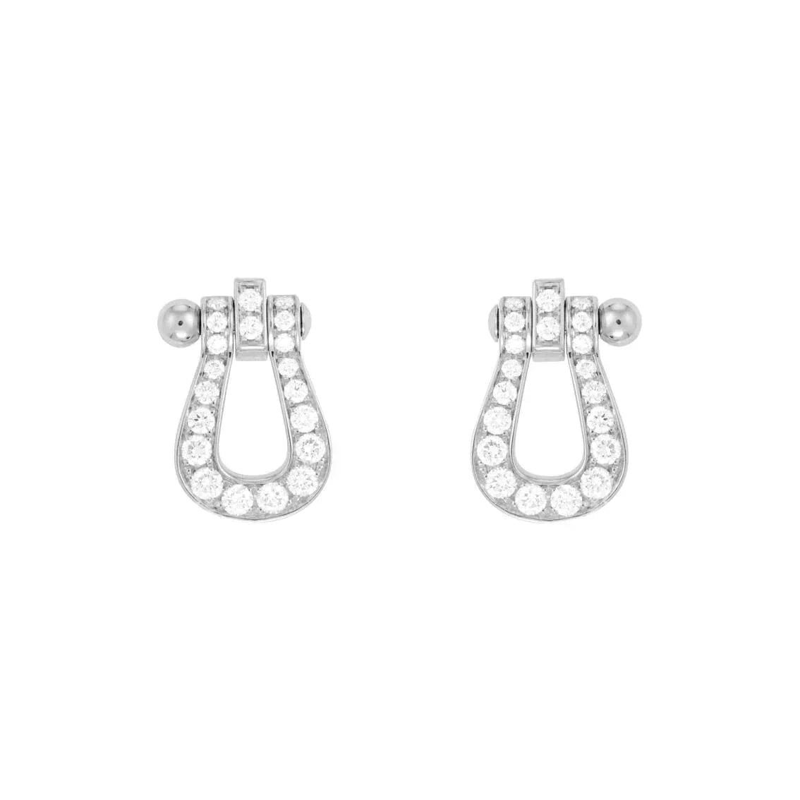 [：Polaidi Jewelry]FORCE 10 FULL DIAMOND STUD EARRINGS MINI MODEL