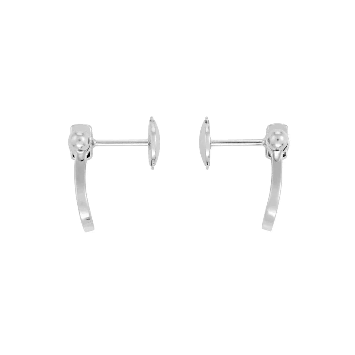 [Polaidi Jewelry]FORCE 10 FULL DIAMOND STUD EARRINGS MINI MODEL