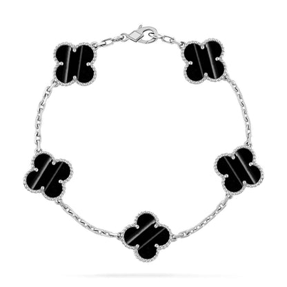 [Polaidi Jewelry] CLOVER 5 MOTIF PULSAR STONE BRACELET COLLECTION
