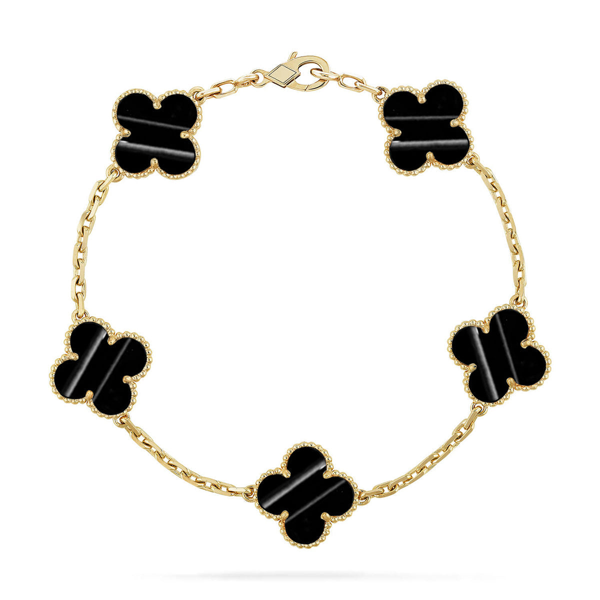 [Polaidi Jewelry] CLOVER 5 MOTIF PULSAR STONE BRACELET COLLECTION