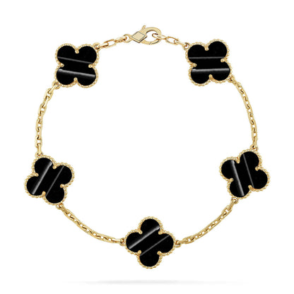 [Polaidi Jewelry] CLOVER 5 MOTIF PULSAR STONE BRACELET COLLECTION