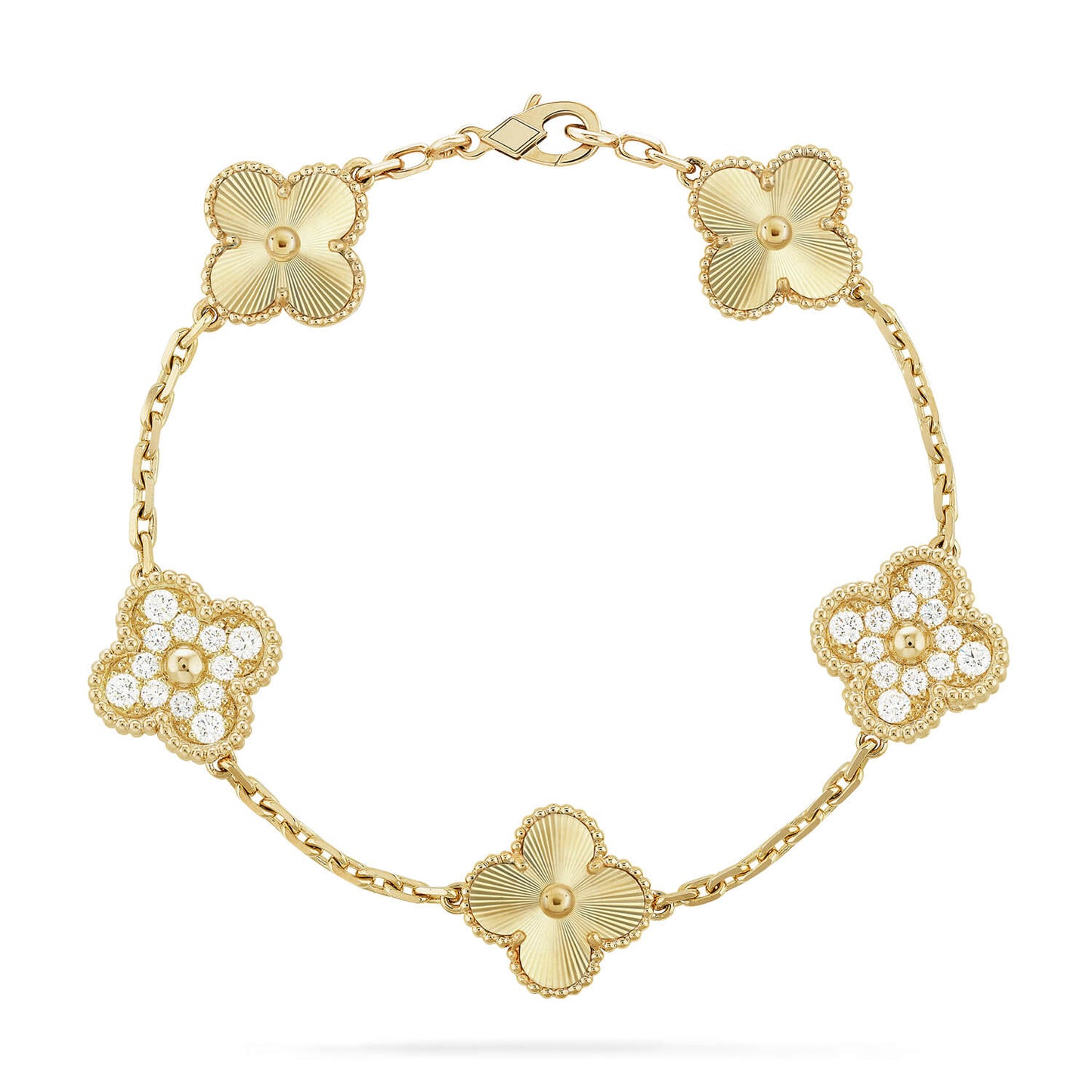 [Polaidi Jewelry] CLOVER 5 MOTIF LASER BRACELET COLLECTION