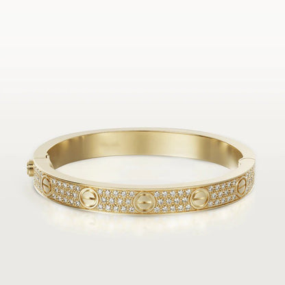 [：Polaidi Jewelry]LOVE BRACELET 6.1MM DIAMOND-PAVED