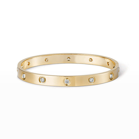 [Polaidi Jewelry]LOVE BRACELET 6.1MM 10 DIAMONDS