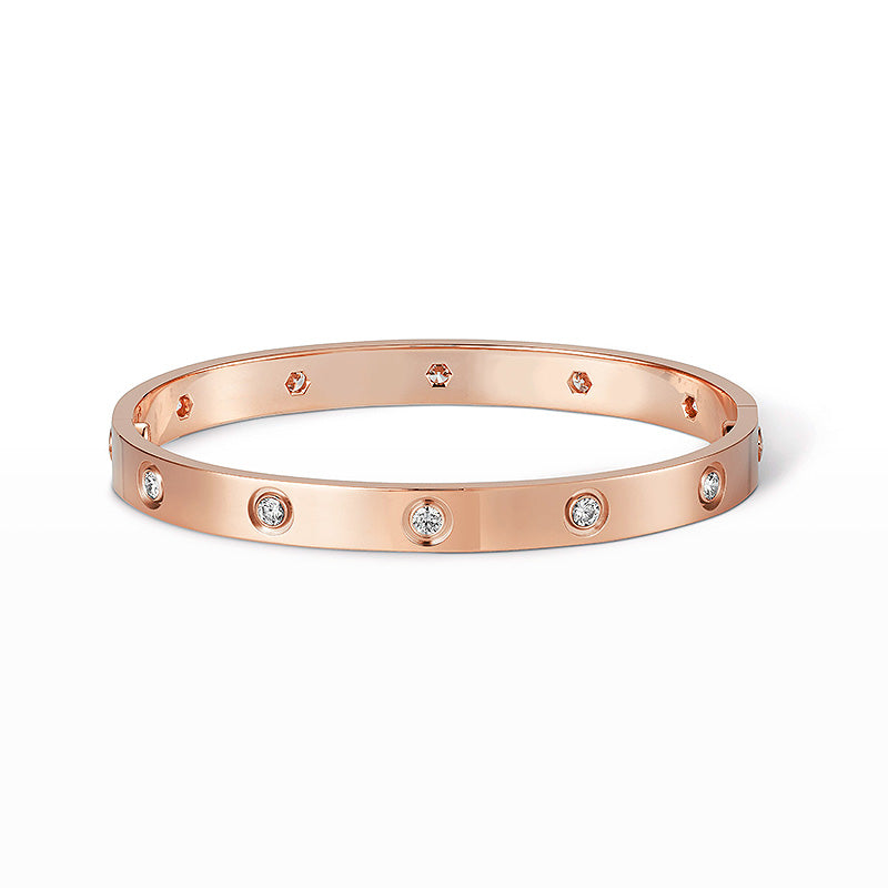 [：Polaidi Jewelry]LOVE BRACELET 6.1MM 10 DIAMONDS