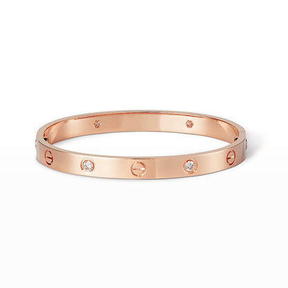 [：Polaidi Jewelry]LOVE BRACELET 6.1MM 4 DIAMONDS