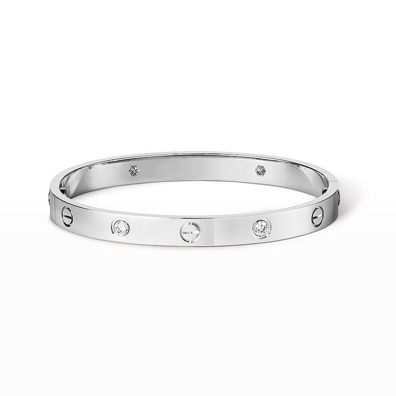 [Polaidi Jewelry]LOVE BRACELET 6.1MM 4 DIAMONDS