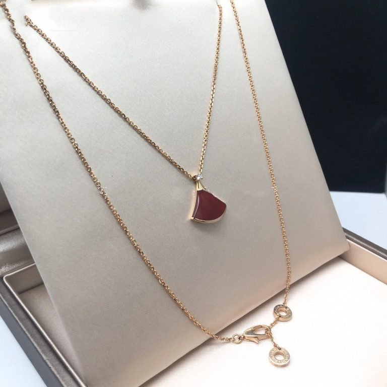 [Polaidi Jewelry]DREAM NECKLACE CARNELIAN 1 DIAMOND