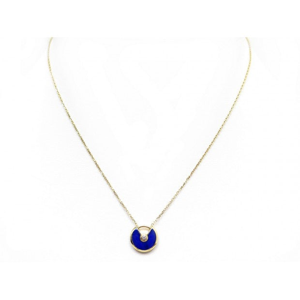 [Polaidi Jewelry]AMULETTE ROSE GOLD AGATE NECKLACE