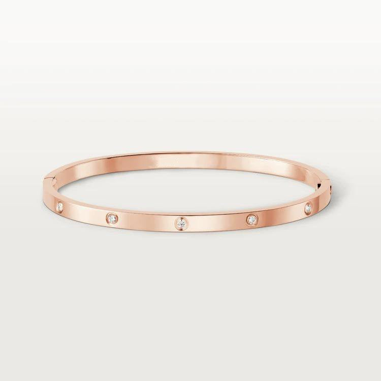[：Polaidi Jewelry]LOVE BRACELET 3.65MM 10 DIAMONDS