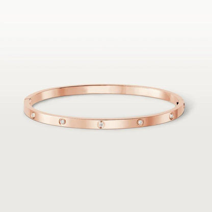 [：Polaidi Jewelry]LOVE BRACELET 3.65MM 10 DIAMONDS