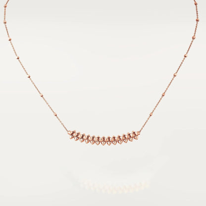 [Polaidi Jewelry]CLASH PINK GOLD NECKLACE