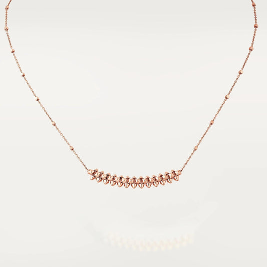 [Polaidi Jewelry]CLASH PINK GOLD NECKLACE