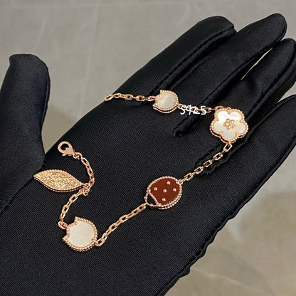 [：Polaidi Jewelry]ラッキー スプリング 5モチーフ ブレスレット