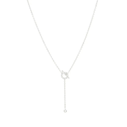 [Polaidi Jewelry]FINESSE SILVER DIAMOND NECKLACE