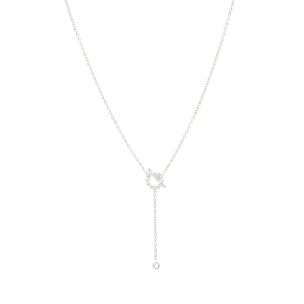 [：Polaidi Jewelry]FINESSE SILVER ダイヤモンド ネックレス
