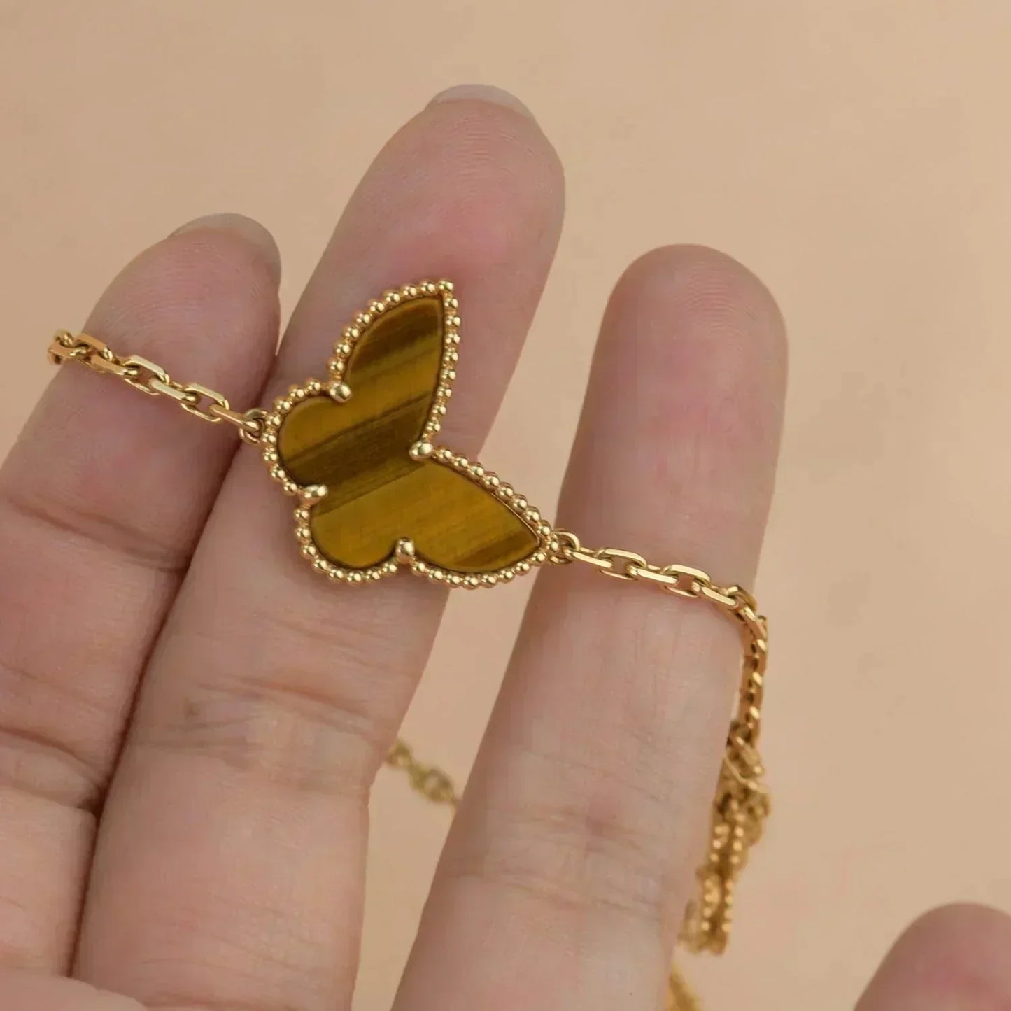 [：Polaidi Jewelry]LUCKY SPRING 5 MOTIF GOLD BRACELET