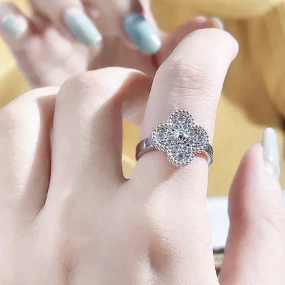 [Polaidi Jewelry]CLOVER DIAMOND RING