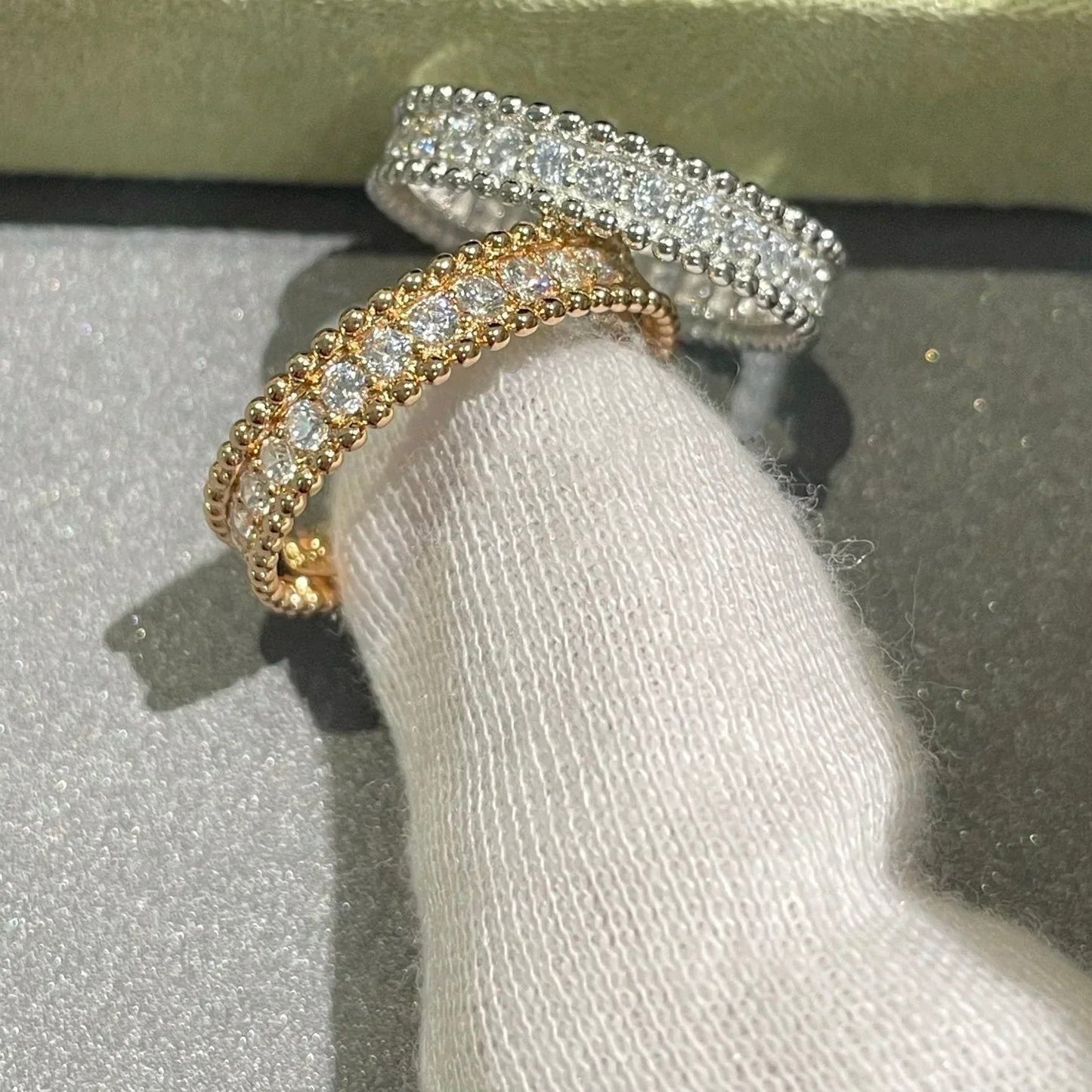 [：Polaidi Jewelry]PERLEE DIAMOND ROSE GOLD RING