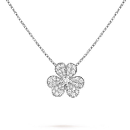 [Polaidi Jewelry]CLOVER DIAMOND NECKLACE SILVER