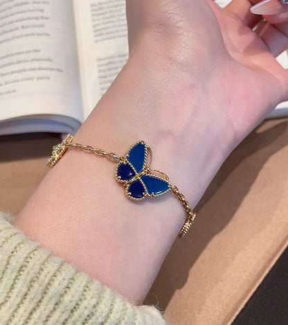 [PolaidiLUCKY SPRING BUTTERFLY 5 MOTIF BRACELET