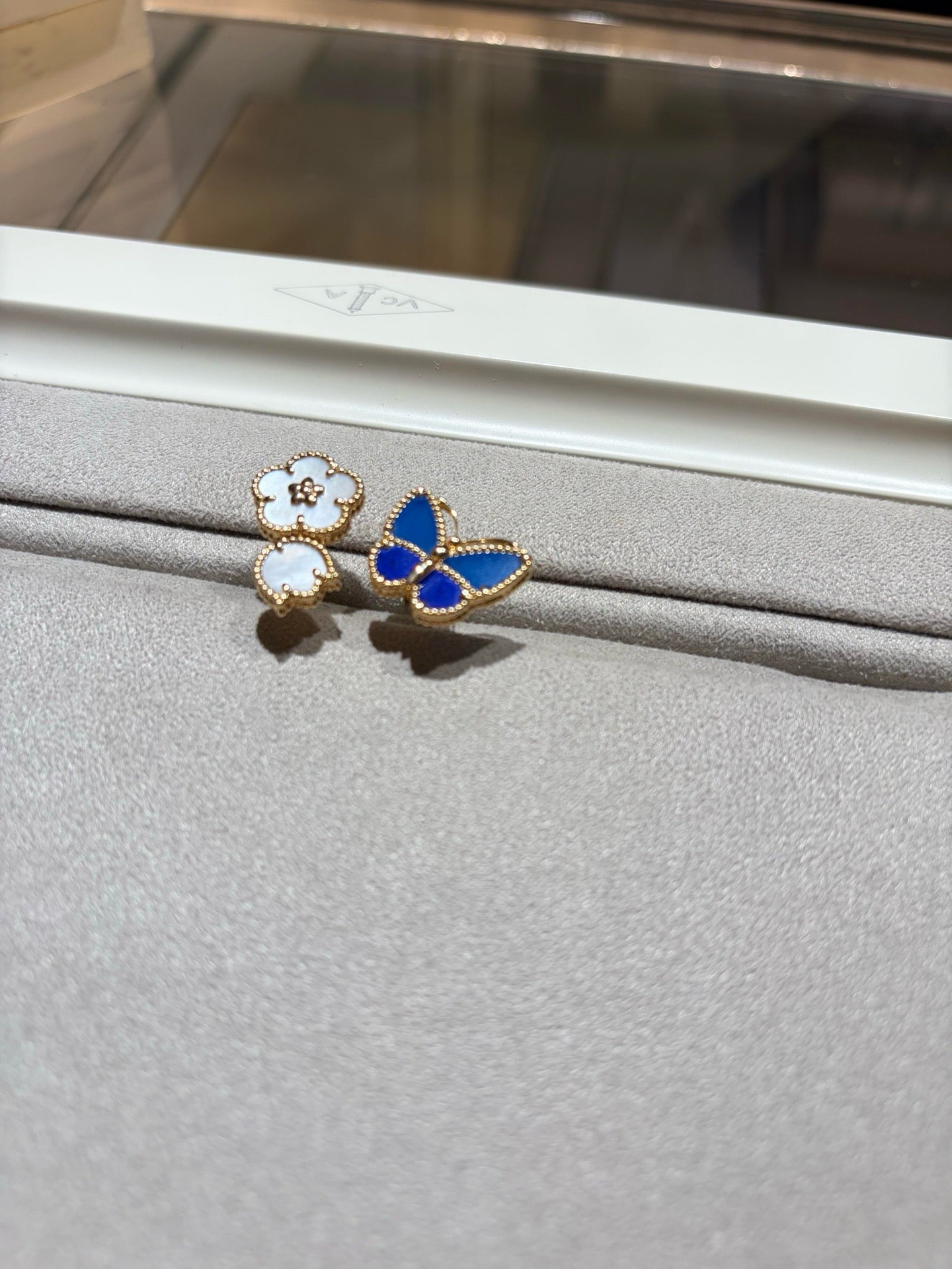[Polaidi]LUCKY SPRING BUTTERFLY OPEN-FACE RINGS